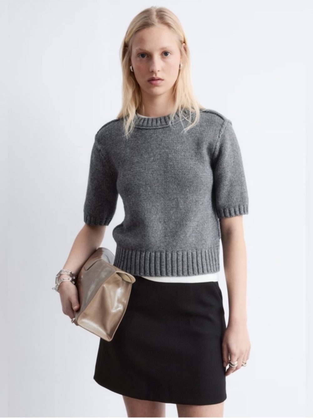 & Other Stories A-line Mini Skirt Size 0 NWT